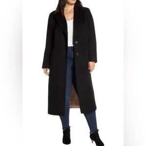 Holland Longline Wool Coat Fleurette size 6 New